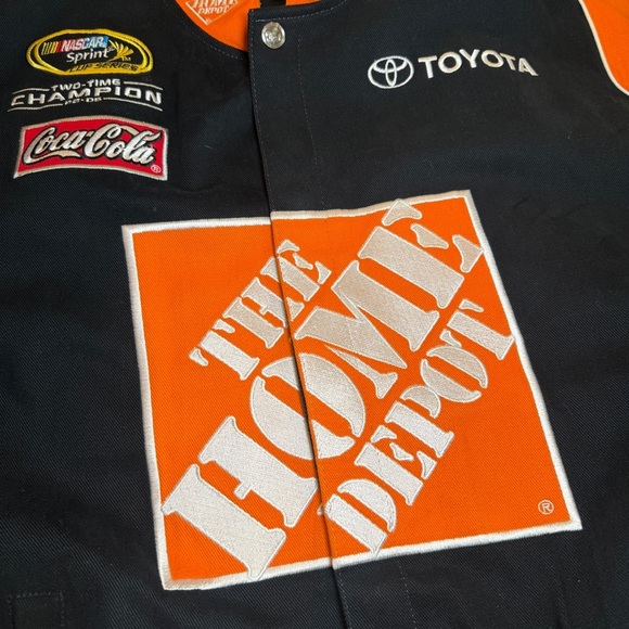 Vintage NASCAR Chase Authentics Home Depot Racing Jacket Tony Stewart #20 SZ XXL - Picture 9 of 11